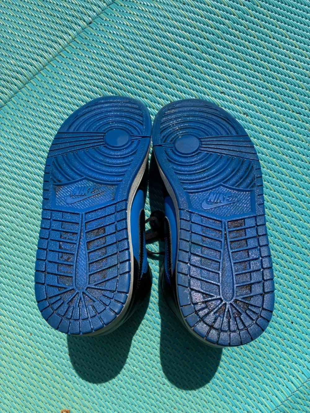 Size 10 Black & Royal Blue Air Jordan 1 Mid